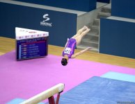 Второй день соревнований на Кубке мира по спортивной гимнастике в Баку (Фоторепортаж)