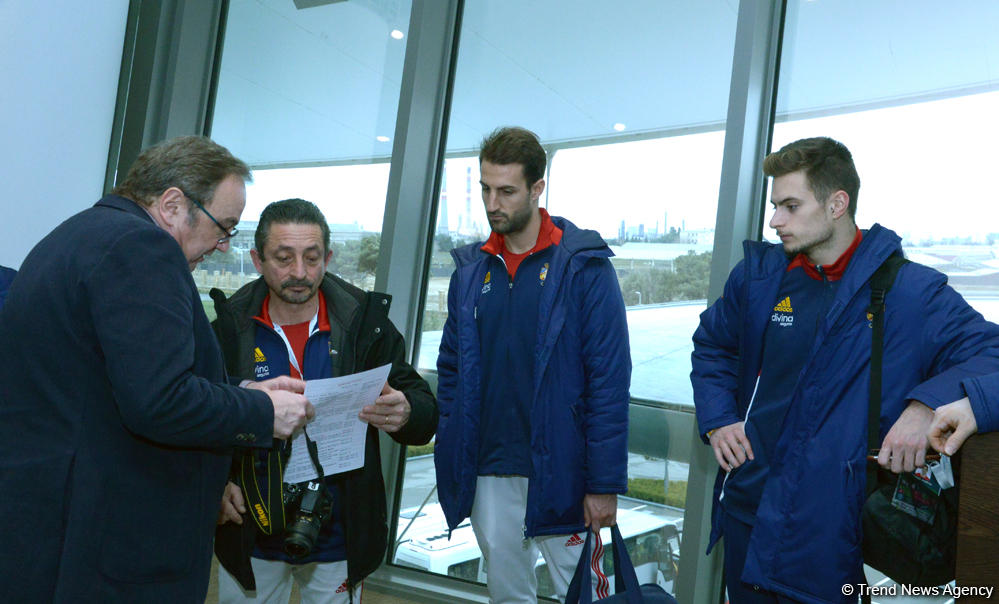 Spanish athletes happy to participate in competitions in Baku (PHOTO)