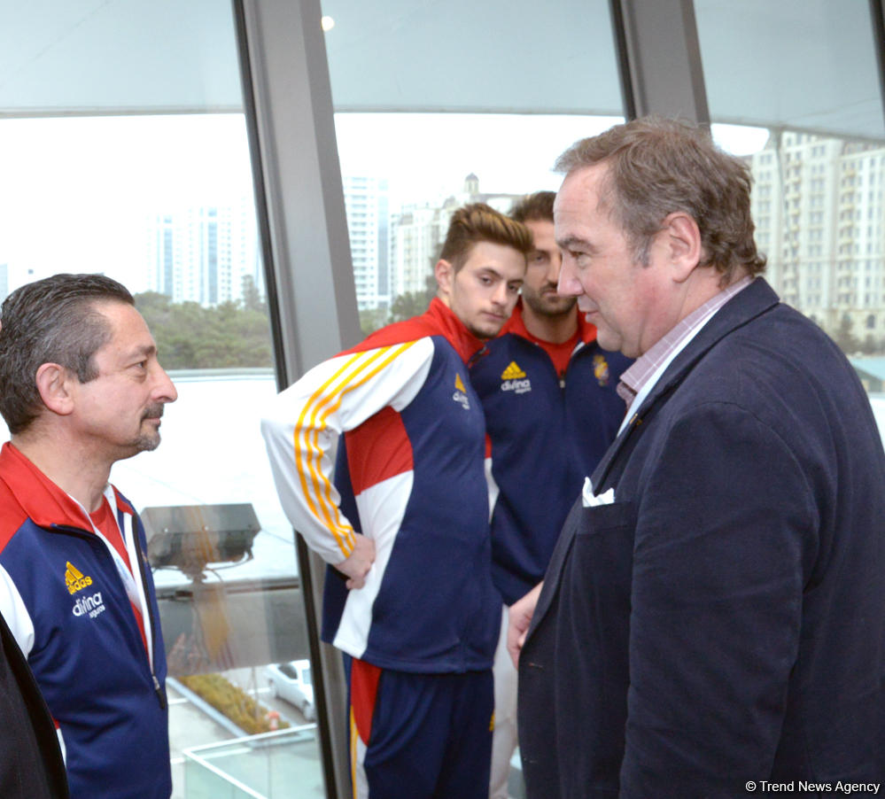 Spanish athletes happy to participate in competitions in Baku (PHOTO)