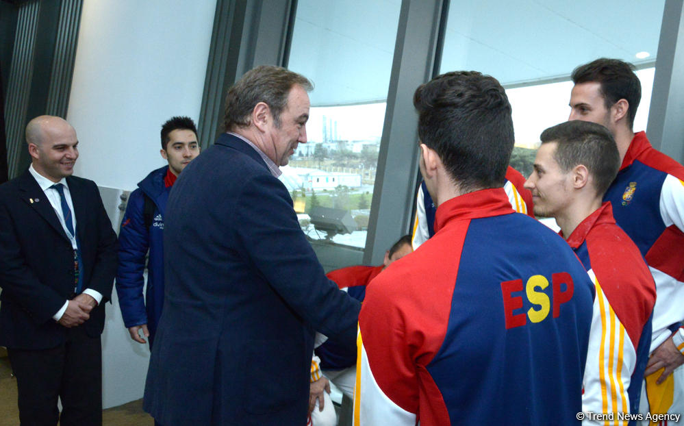 Spanish athletes happy to participate in competitions in Baku (PHOTO)