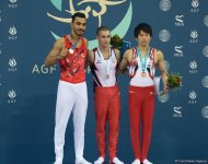 Azerbaijani FIG World Challenge Cup gold winner Stepko awarded in Baku (PHOTO) (VIDEO)