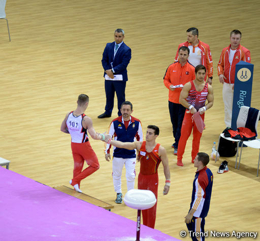 First finals wrap up at FIG World Challenge Cup in Baku (PHOTOS)