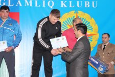 Азербайджанские спасатели определили самого сильного (ФОТО)