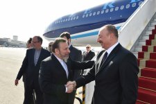 Начался официальный визит Президента Азербайджана в Иран (ФОТО)