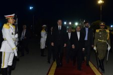 President Ilham Aliyev completes official visit to Iran