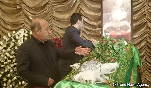 В Баку проходит церемония прощания с Ильхамой Гулиевой (ФОТО)