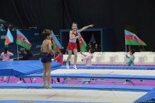 Baku holds rehearsal for FIG World Cup in Trampoline Gymnastics (PHOTO)