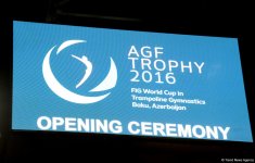 Baku holds rehearsal for FIG World Cup in Trampoline Gymnastics (PHOTO)