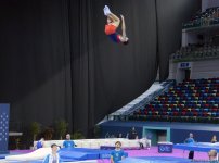 Baku holds rehearsal for FIG World Cup in Trampoline Gymnastics (PHOTO)