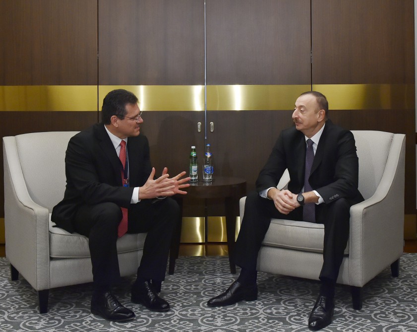 Azerbaijani president receives EU Commission Vice-President for Energy Union