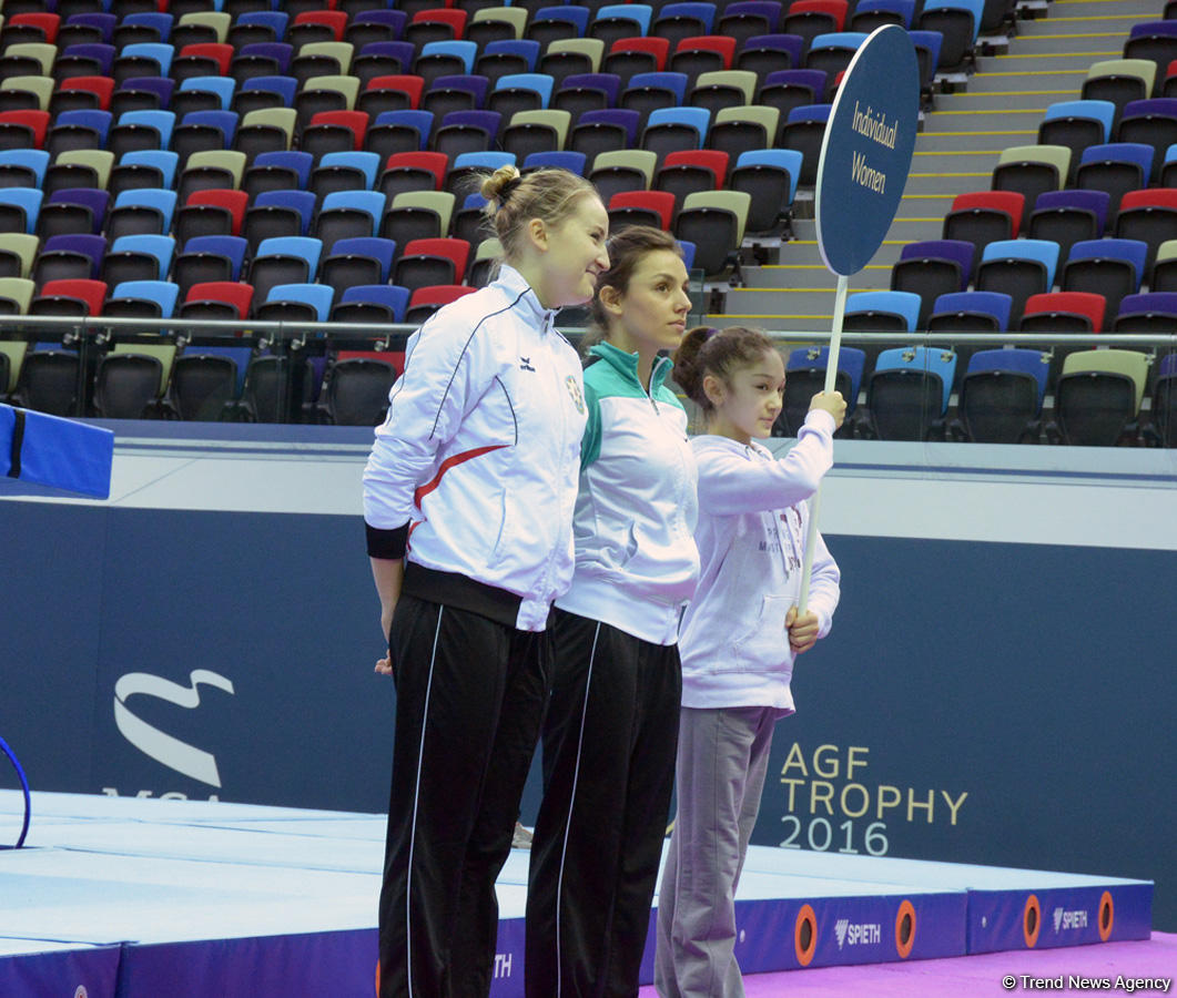 Baku holds rehearsal for FIG World Cup in Trampoline Gymnastics (PHOTO)