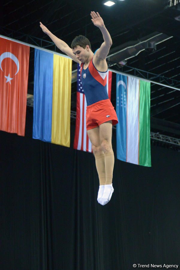 Baku holds rehearsal for FIG World Cup in Trampoline Gymnastics (PHOTO)