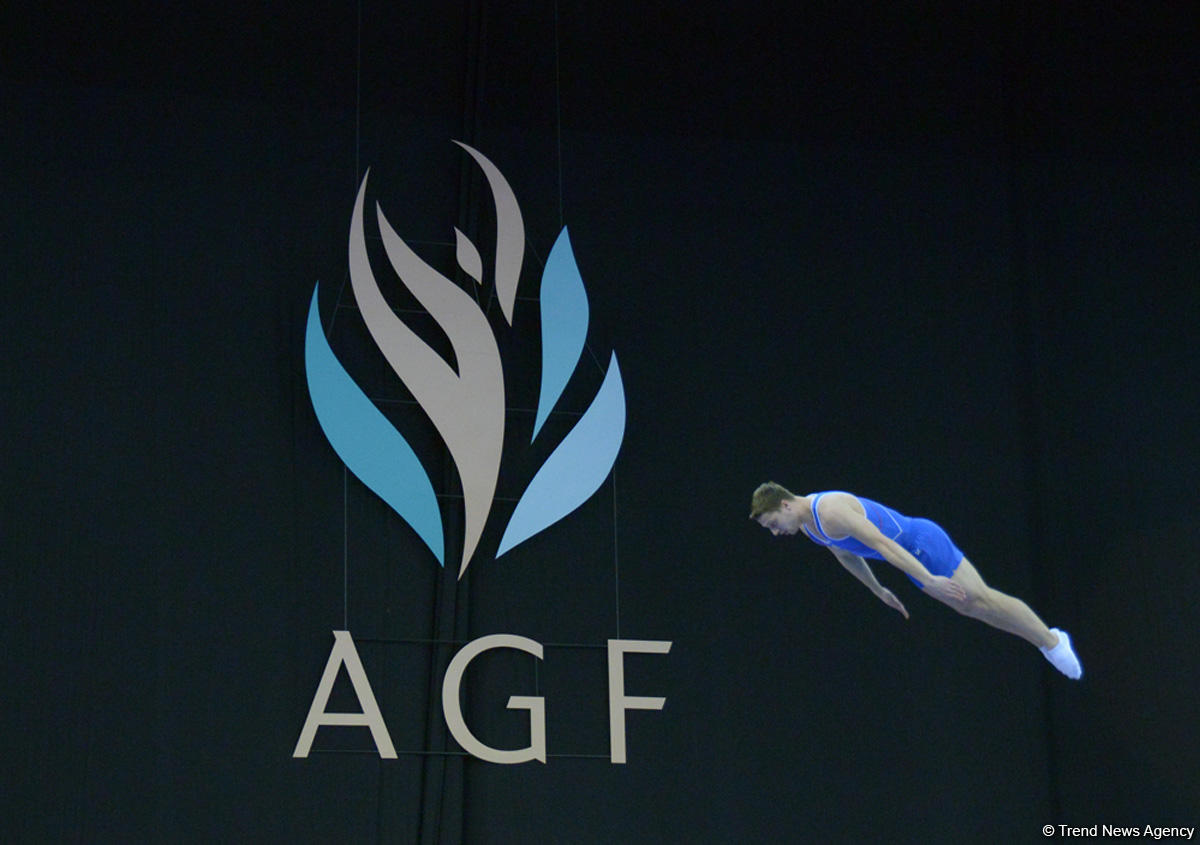 Baku holds rehearsal for FIG World Cup in Trampoline Gymnastics (PHOTO)