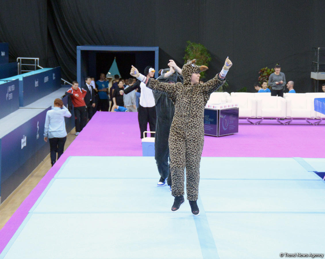 Baku holds rehearsal for FIG World Cup in Trampoline Gymnastics (PHOTO)