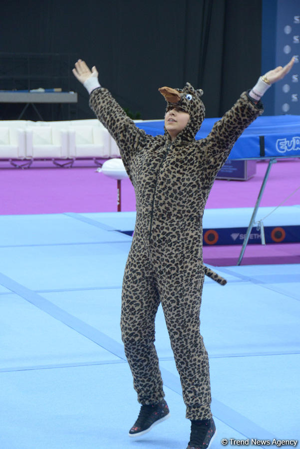 Baku holds rehearsal for FIG World Cup in Trampoline Gymnastics (PHOTO)