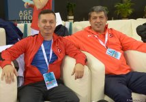 Podium training of FIG World Cup trampoline gymnasts starts in Baku (PHOTO)