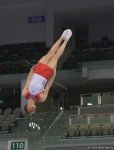 Podium training of FIG World Cup trampoline gymnasts starts in Baku (PHOTO)
