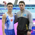 Podium training of FIG World Cup trampoline gymnasts starts in Baku (PHOTO)