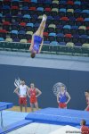 Podium training of FIG World Cup trampoline gymnasts starts in Baku (PHOTO)