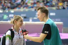 Belarusian trampolinist eyeing gold medal at FIG World Cup in Baku
