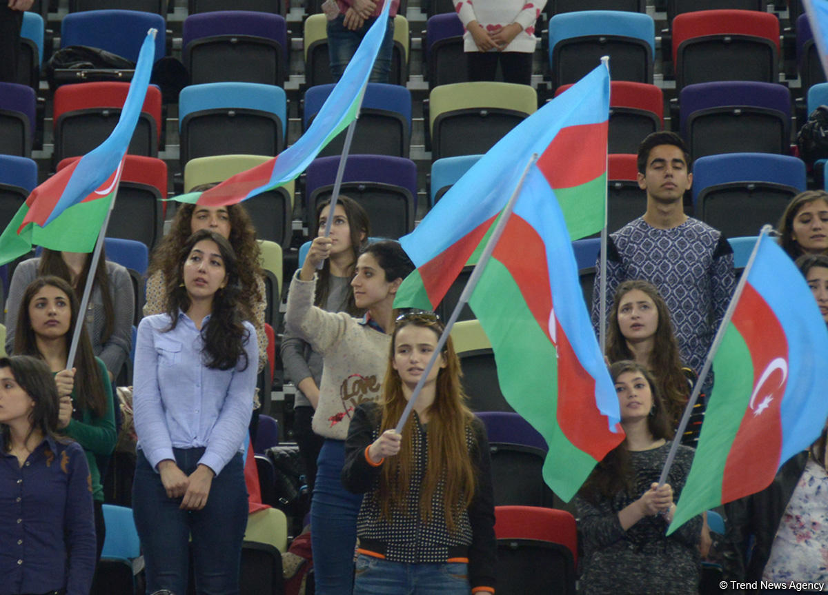 Baku hosts opening ceremony for FIG World Cup in Trampoline Gymnastics  (PHOTO)