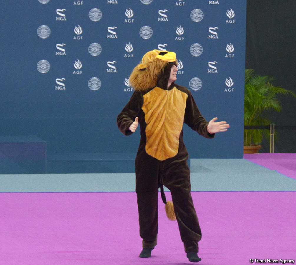 Baku hosts opening ceremony for FIG World Cup in Trampoline Gymnastics  (PHOTO)