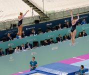 В Баку стартовали финалы Кубка мира FIG по прыжкам на батуте (ФОТО)