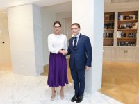 Azerbaijan’s first lady meets Italian ambassador