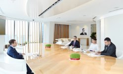 Azerbaijan’s first lady meets Italian ambassador