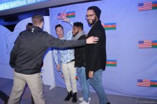 Американская группа "The Exchange" поздравила бакинцев песней Рашида Бейбутова (ВИДЕО, ФОТО)