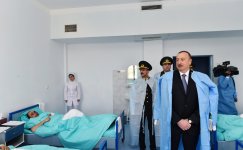 Президент Азербайджана навестил раненых военнослужащих, находящихся на лечении в Центральном военном госпитале минобороны (ФОТО)