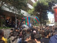 Студенты провели массовую акцию: Да здравствует Азербайджан! (ФОТО)