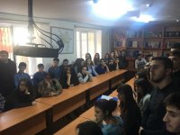 Студенты провели массовую акцию: Да здравствует Азербайджан! (ФОТО)