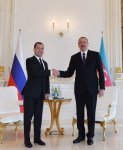 Состоялась встреча в узком составе Президента Азербайджана и премьер-министра России (ФОТО)