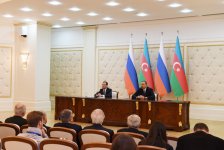 Президент Ильхам Алиев: Баку рассматривает визит Дмитрия Медведева как еще один показатель дружественного партнерского отношения к Азербайджану