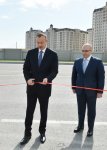 President Aliyev attends opening of Bakubus LLC’s second bus depot