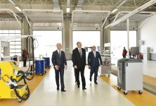 President Aliyev attends opening of Bakubus LLC’s second bus depot