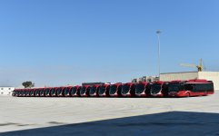 President Aliyev attends opening of Bakubus LLC’s second bus depot