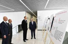 President Aliyev attends opening of Bakubus LLC’s second bus depot