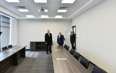 President Aliyev attends opening of Bakubus LLC’s second bus depot
