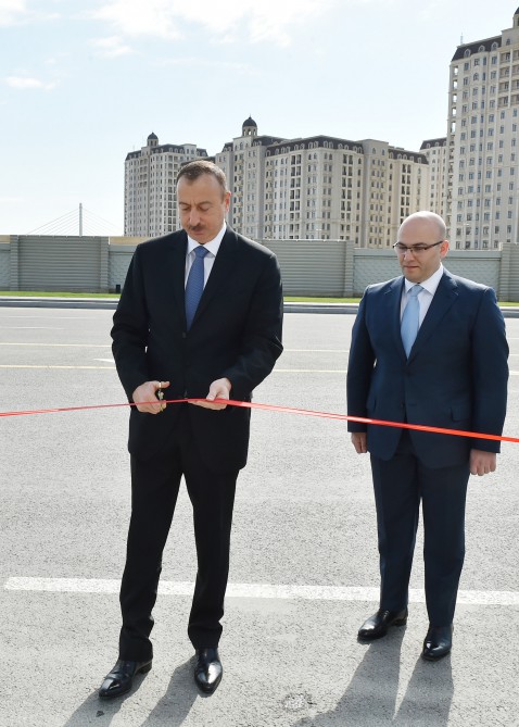 President Aliyev attends opening of Bakubus LLC’s second bus depot