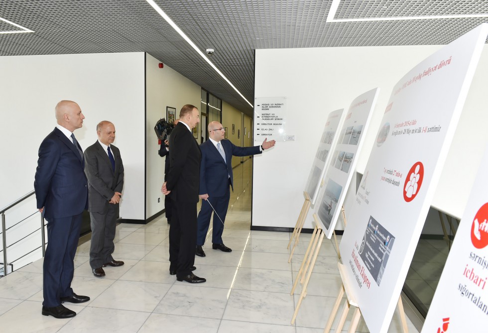 President Aliyev attends opening of Bakubus LLC’s second bus depot