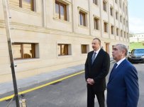 Президент Ильхам Алиев принял участие в открытии нового административного здания ОАО «Азеравтойол»