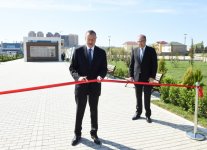 Azerbaijani president attends opening of new metro stations in Baku