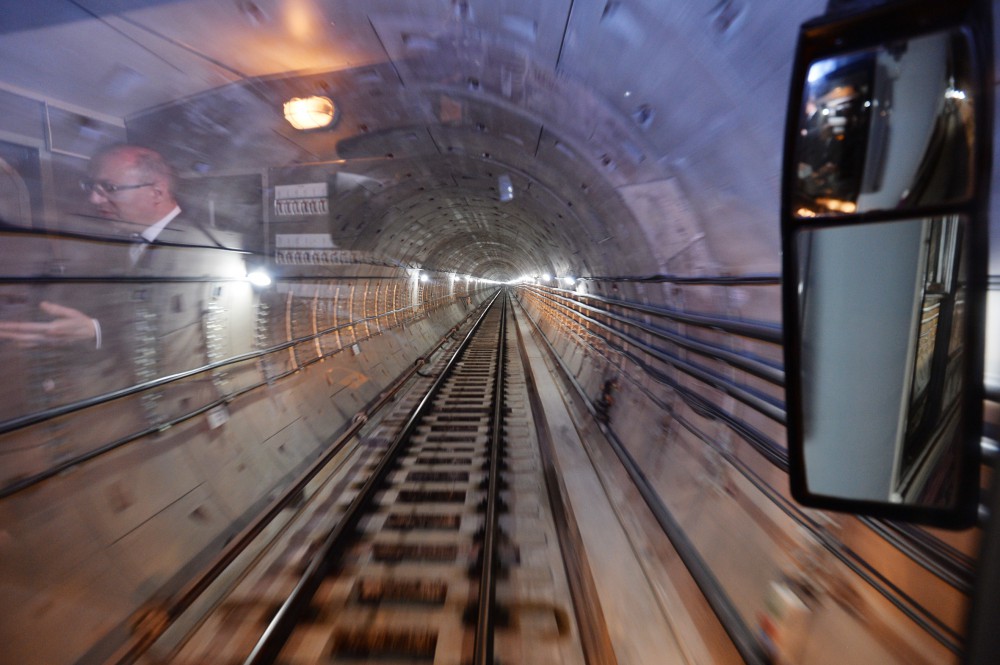 Azerbaijani president attends opening of new metro stations in Baku