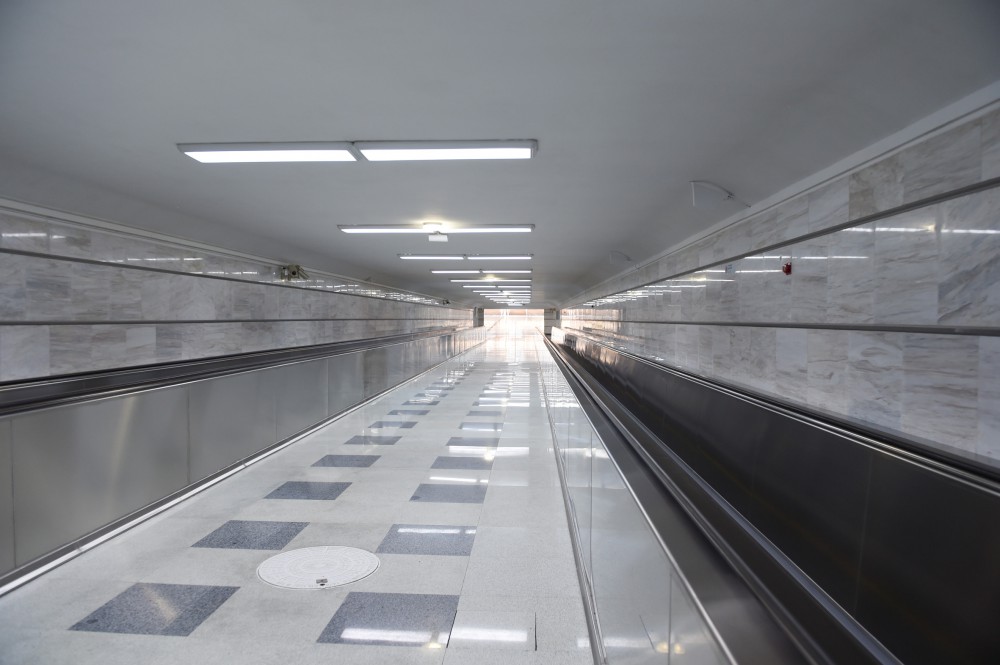 Azerbaijani president attends opening of new metro stations in Baku