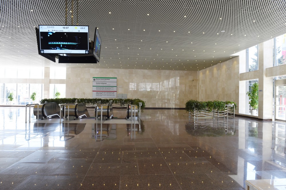 Azerbaijani president attends opening of new metro stations in Baku