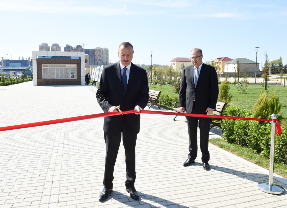 Azerbaijani president attends opening of new metro stations in Baku