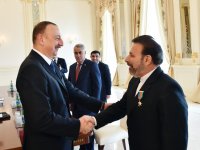 President Aliyev presents ‘Dostluq’ Order to Iranian minister Vaezi