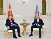В Баку состоялась встреча Президентов Азербайджана и Турции (ФОТО)